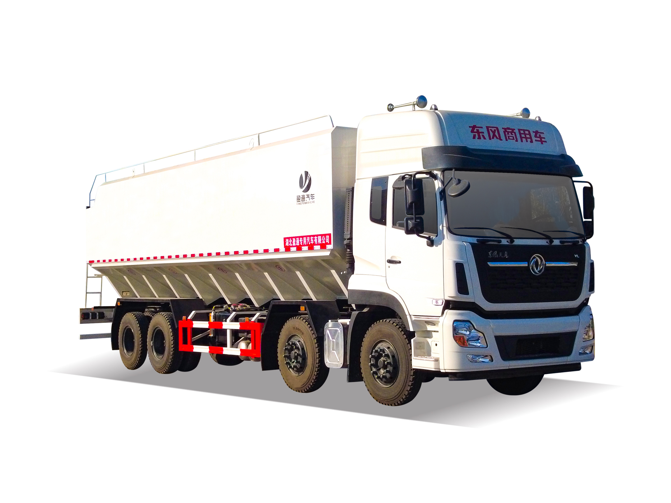 東風(fēng)天龍前四后八散裝飼料車